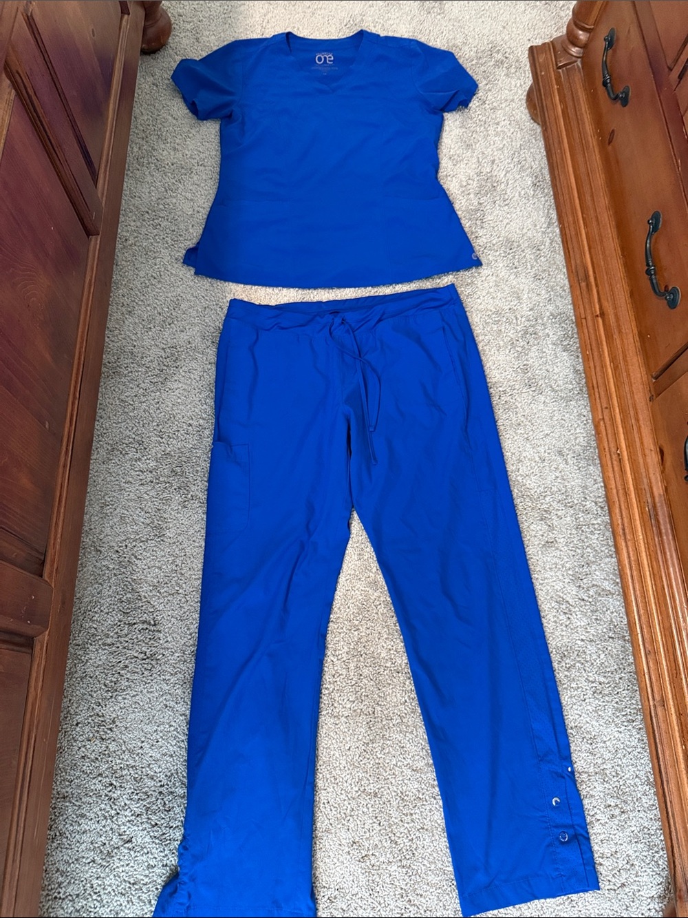 Barco Royal Blue Scrub Set